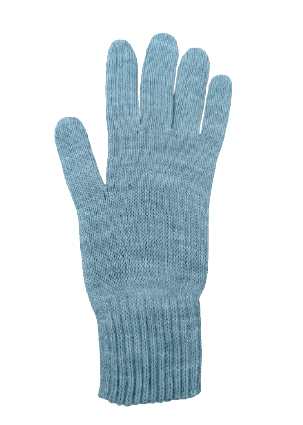 Guantes género de punto color gris claro